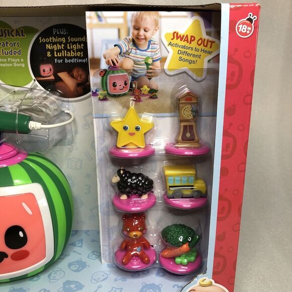 CoComelon Tiny Tunes Music Melon Toy with 6 Musical Activators & Microphone NEW - Picture 14 of 16